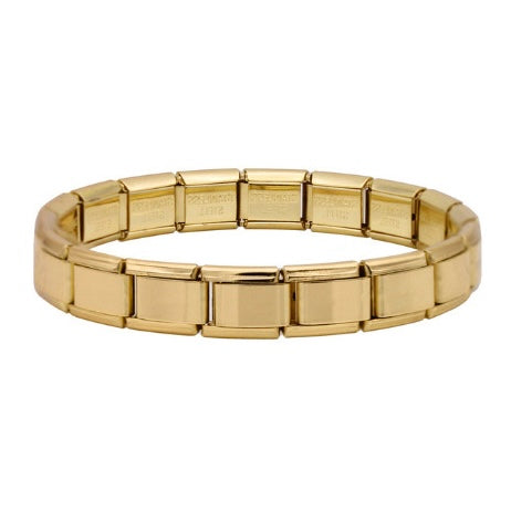GOLDEN CHARM BRACELET ( 18 link )