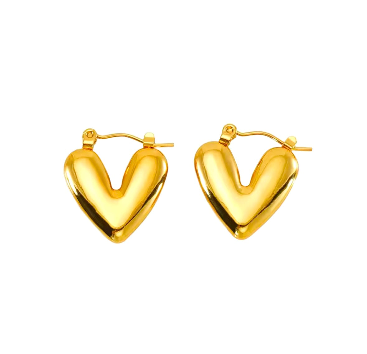 WINDOW HEART EARRING
