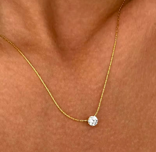 SOLITAIRE NECKLACE