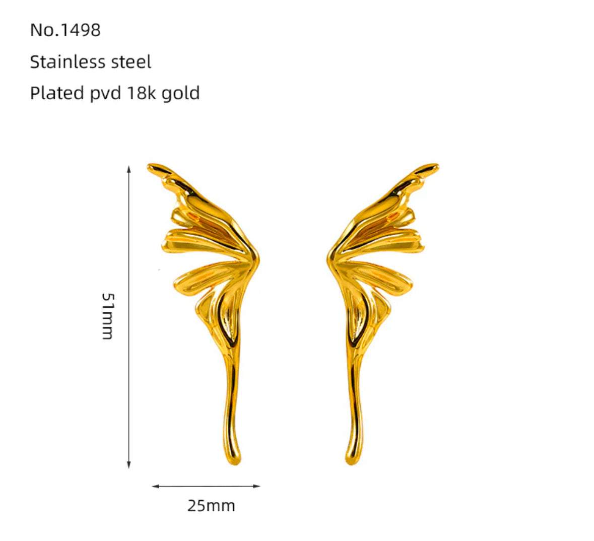 BUTTERFLY EARRING