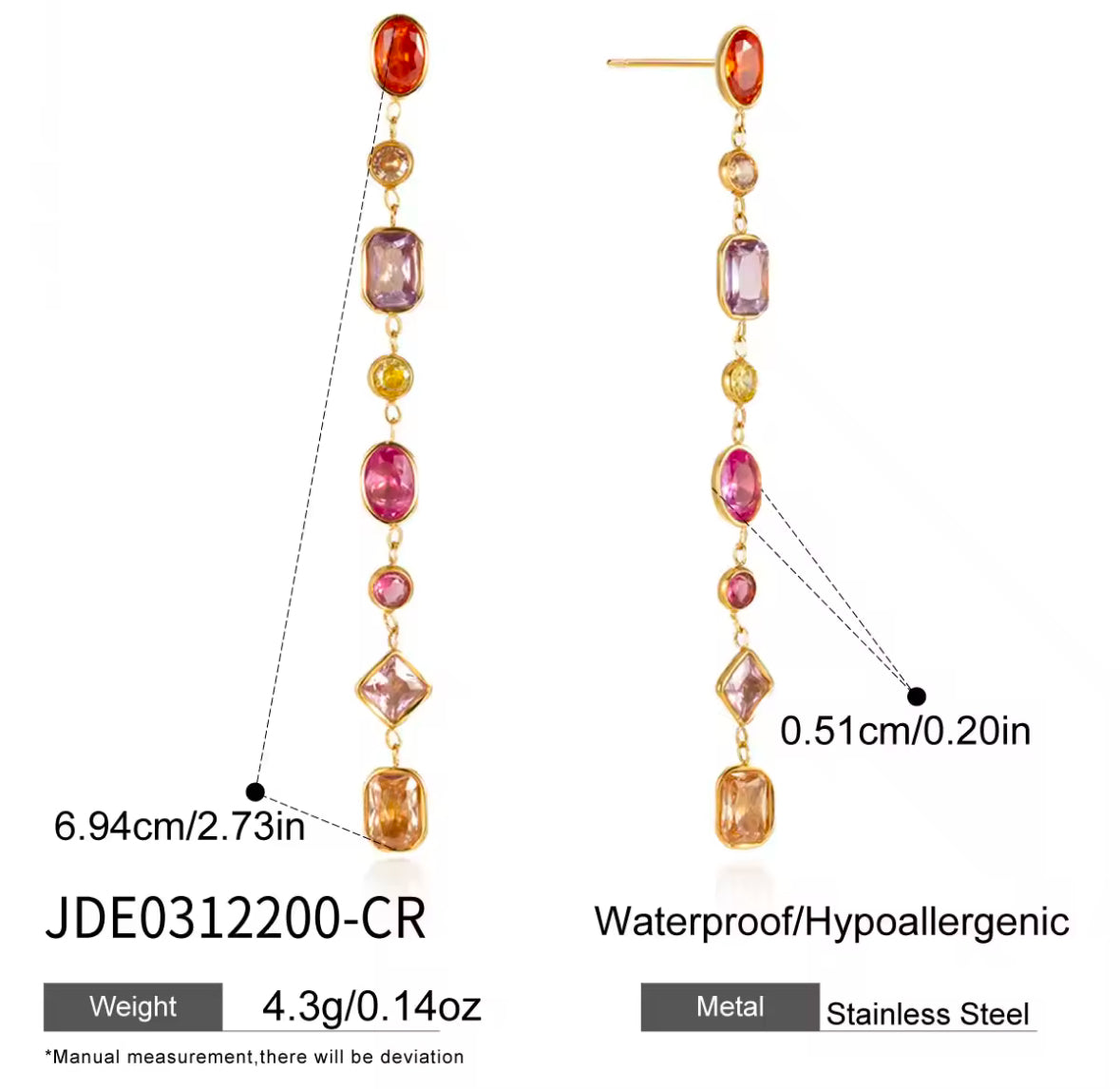 SIREN’S EARRINGS ( MULTI )