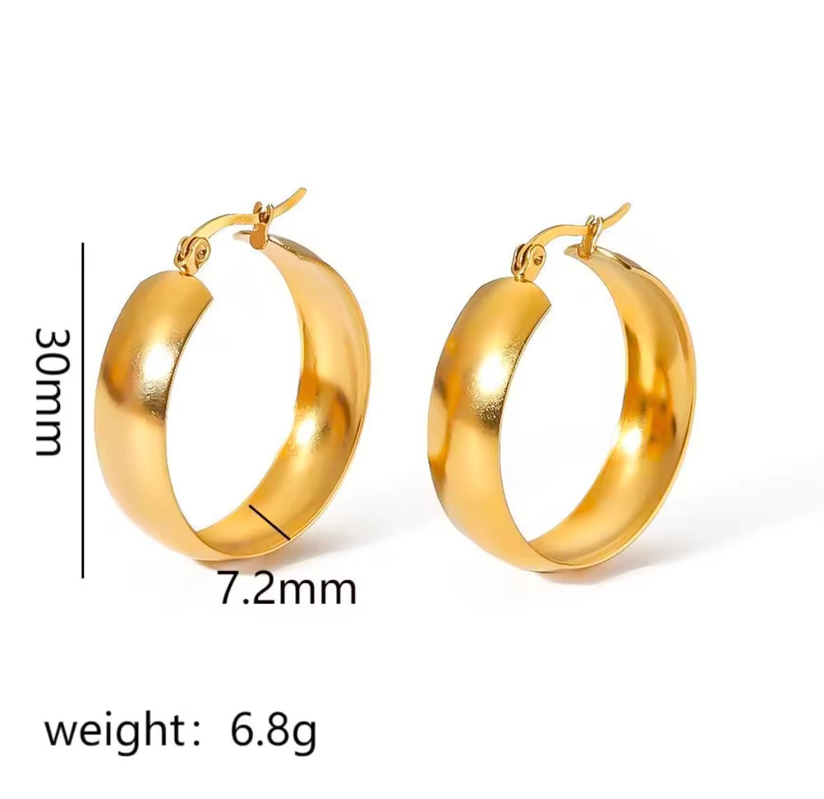 GOLD HOOPS