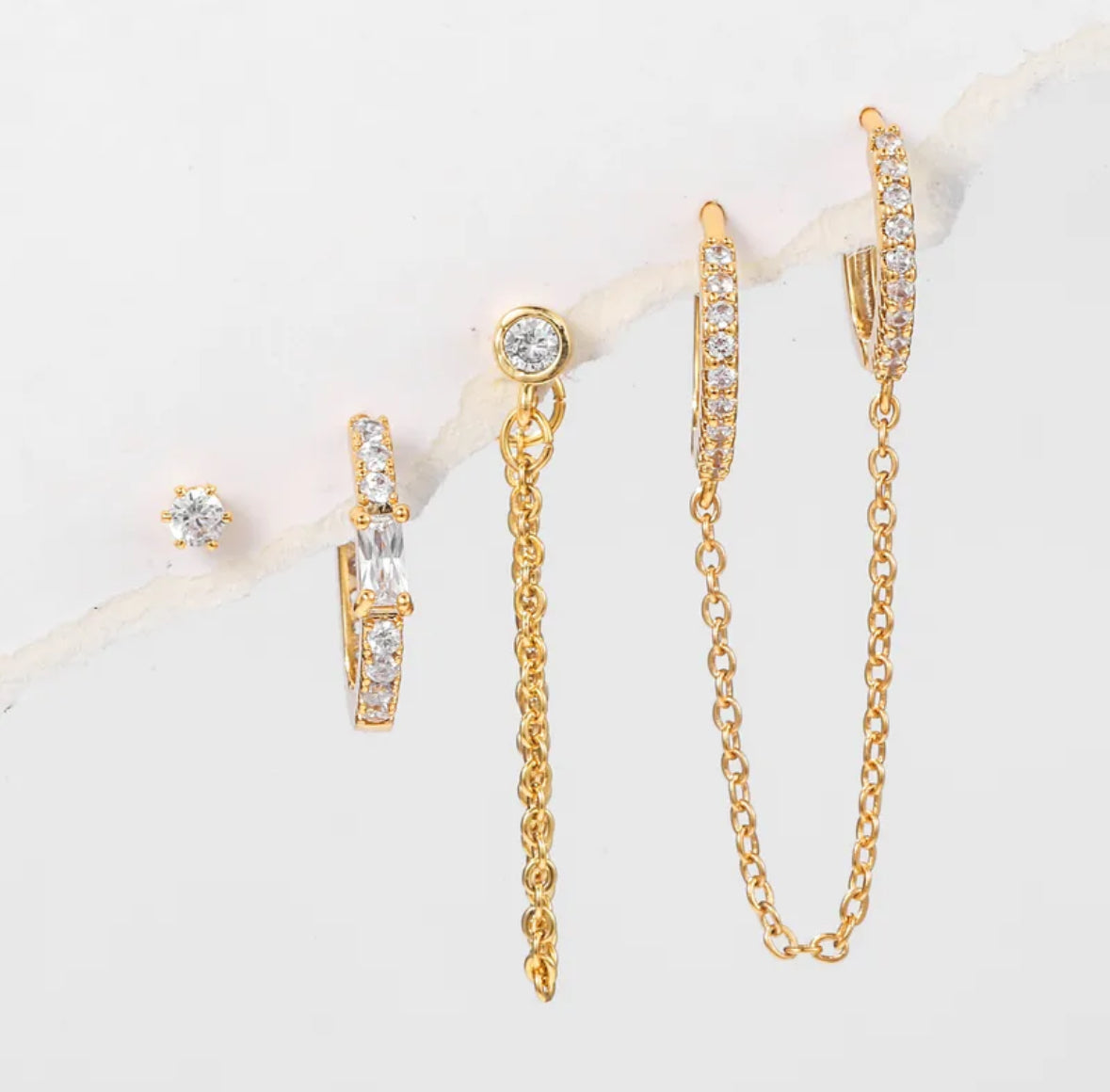 SIRI EARRINGS (set of 4)