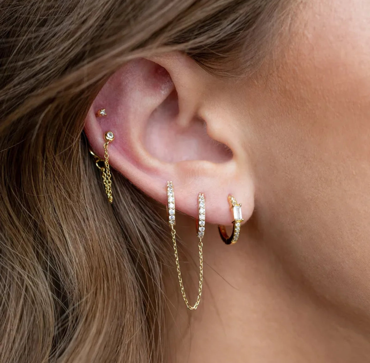 SIRI EARRINGS (set of 4)