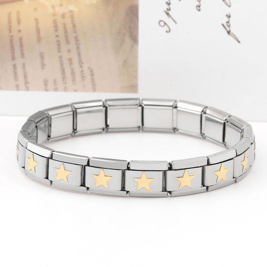 STAR CHARM BRACELET ( 18 Link )