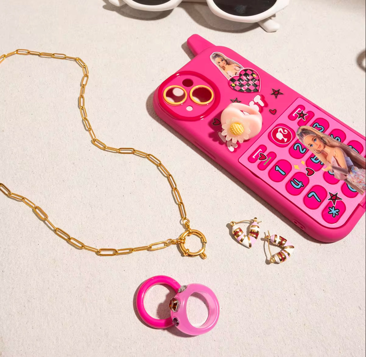 PAPERCLIP NECKLACE ( FOR CHARMS )
