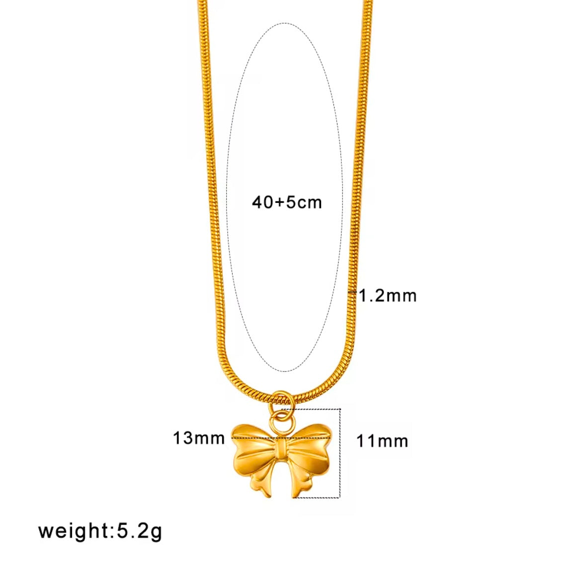 BOW NECKLACE