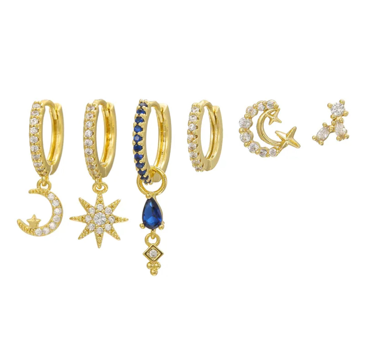 LEXI EARRINGS (set of 6)