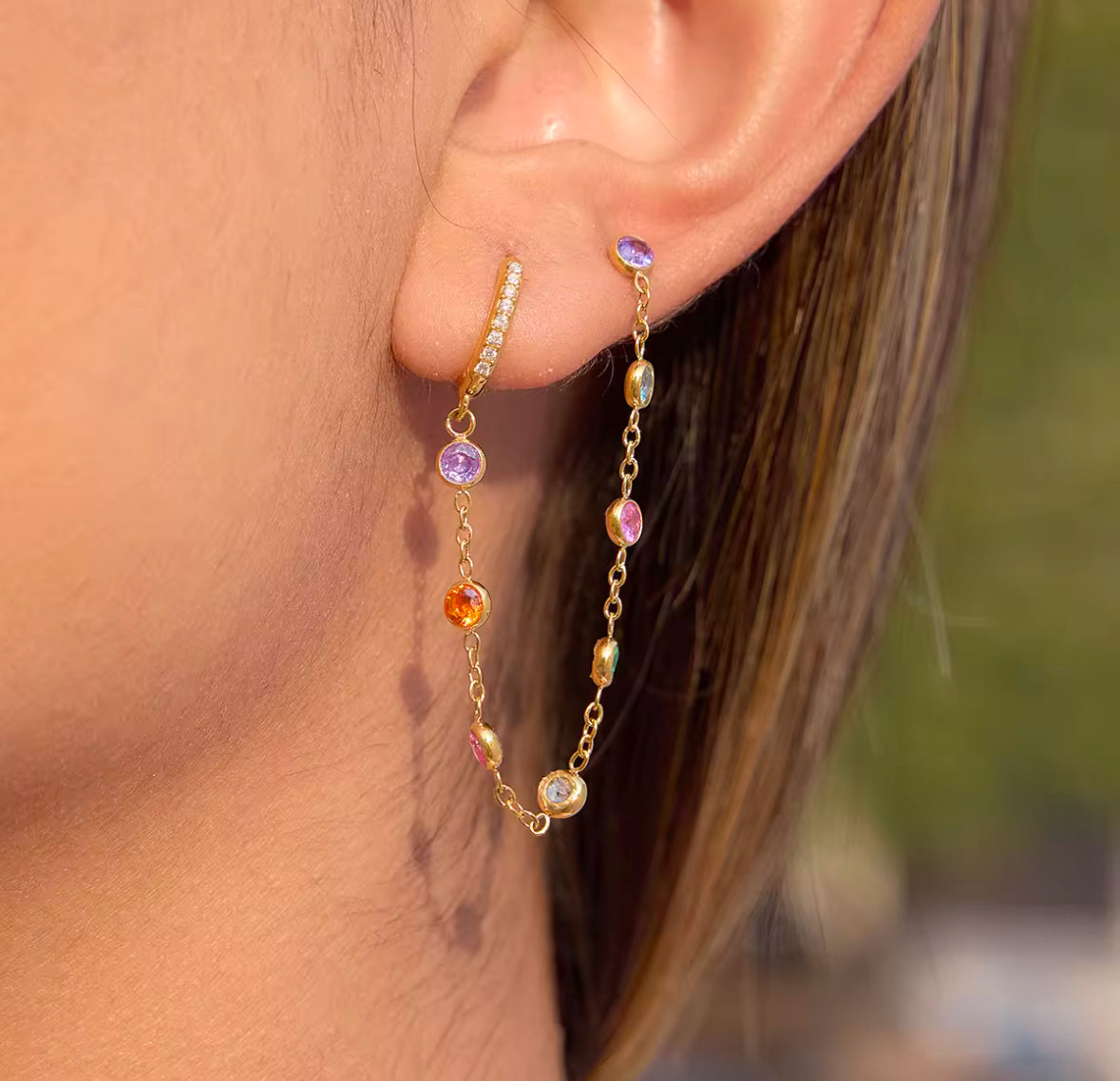 MIDNIGHT EARRINGS ( MULTI )