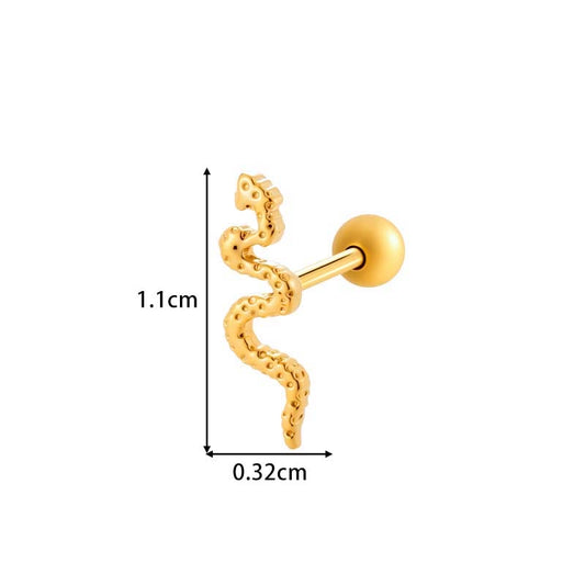 SNAKE STUDS ( SINGLE)