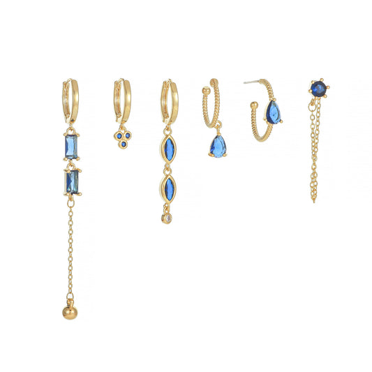NIHARA EARRING ( set of 6 )